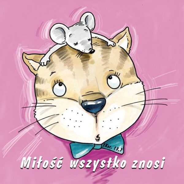 PODSTAWKA KORKOWA (16)  MIŁOŚĆ WSZYSTKO  ZNOSI