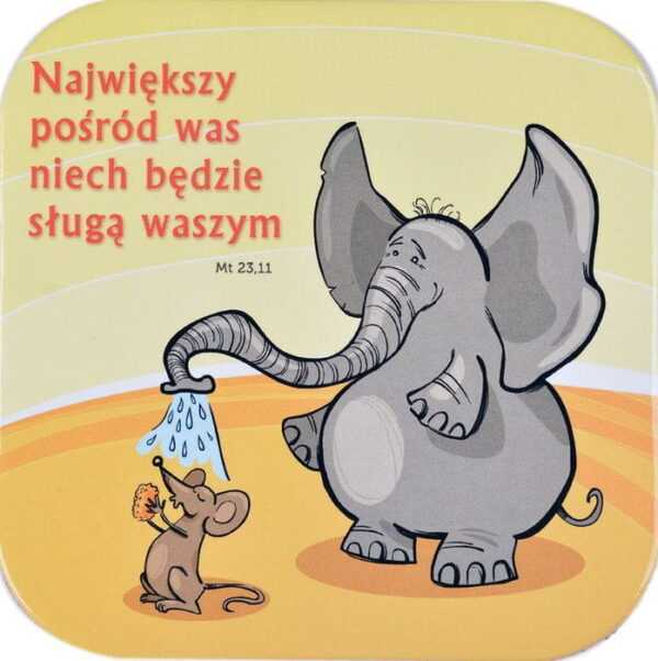 PODSTAWKA KORKOWA (41)  NAJWIĘKSZY POŚRÓD WAS NIECH BĘDZIE SŁUGĄ WASZYM   Mt 23,11