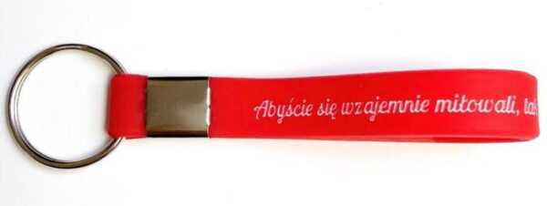 BRELOK SILIKONOWY  Abyście się wzajemnie miłowali... JAN 15,12