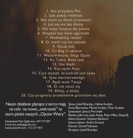 O, NIE SMUĆ SIĘ   Józef Brandys i Kudzinowie CD - obrazek 2