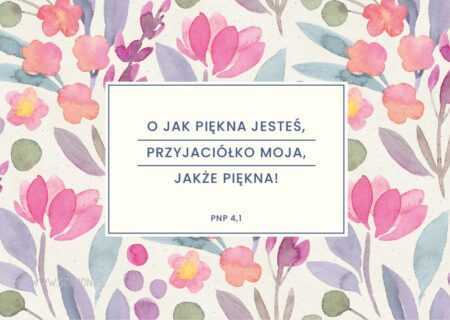 MAGNES NA LODÓWKĘ  O jak piękna jesteś, przyjaciółko moja, jakże piękna!