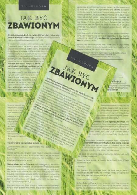 JAK BYĆ ZBAWIONYM broszura ewangelizacyjna (10 egz.)