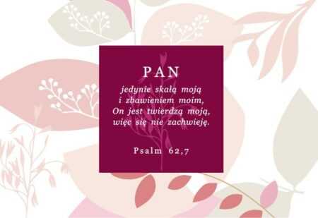 MAGNES NA LODÓWKĘ   Pan jedynie skałą moją i zbawieniem moim...