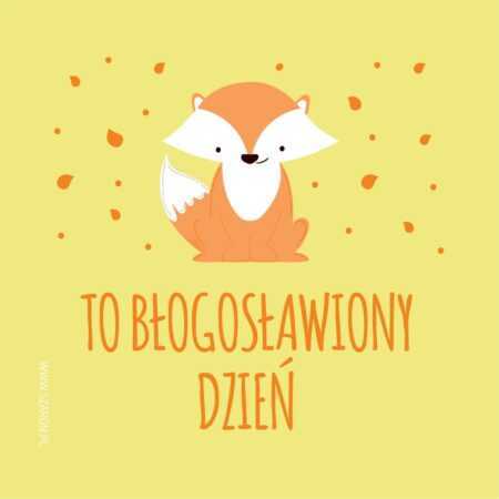 PODKŁADKA KORKOWA  To błogosławiony dzień  (dla dzieci)