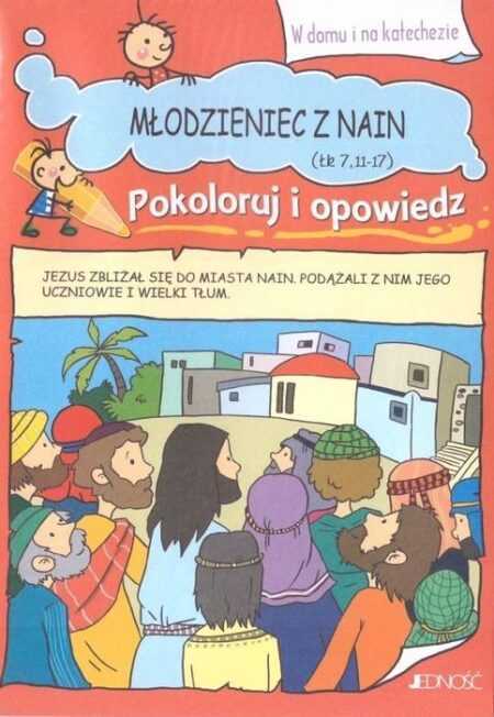 Pokoloruj i opowiedz  MŁODZIENIEC Z NAIN