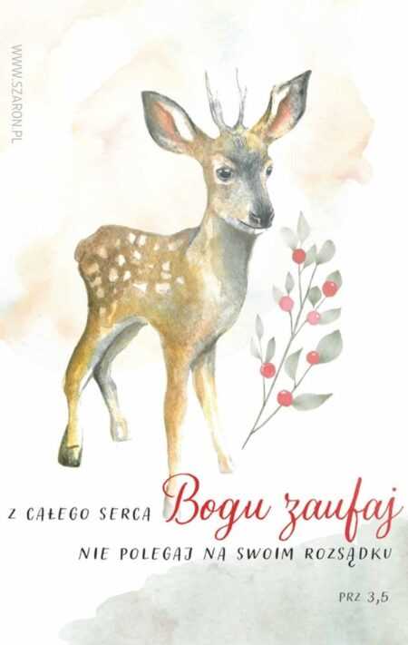 MAGNES NA LODÓWKĘ  Całym twym sercem ufaj Bogu...  (jelonek)