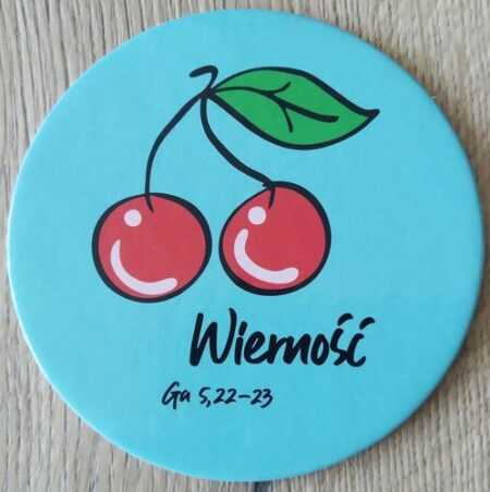 Podkładka korkowa - wesołe owoce - Wierność