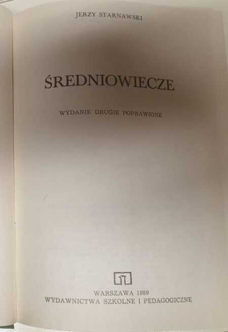 ŚREDNIOWIECZE  (Jerzy Starnawski) - obrazek 2