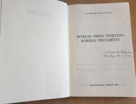 WYKŁAD PISMA ŚWIĘTEGO NOWEGO TESTAMENTU (Edward Szymanek) - obrazek 2