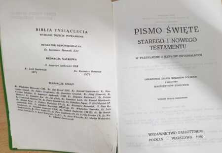 BIBLIA TYSIĄCLECIA  wydanie trzecie poprawione
