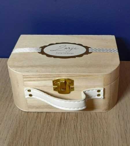 Pudełko drewniane handmade – zwoje