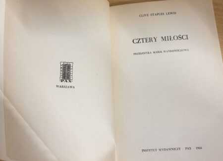 CZTERY MIŁOŚCI  (C. S. Lewis) - obrazek 2