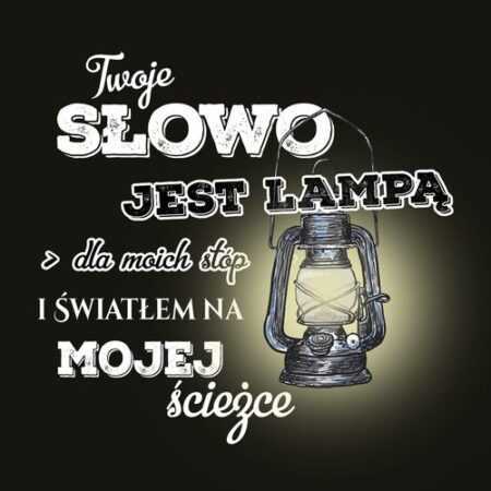 PODSTAWKA KORKOWA (14)  TWOJE SŁOWO JEST LAMPĄ...