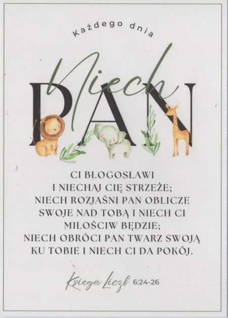 KARTKA – Niech Pan Ci błogosławi… zwierzątka