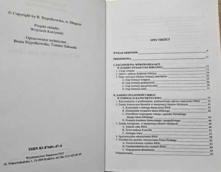 WPROWADZENIE DO DYDAKTYKI BIBLIJNEJ  (Antoni Długosz, Beata Stypułkowska) - obrazek 2