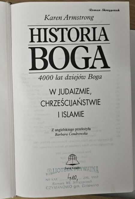 HISTORIA BOGA (Karen Armstrong)